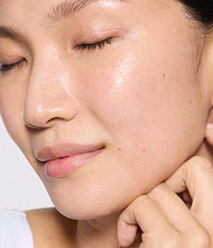 Glowing Healthy Skin Close up representing Korean skincare for sensitive skin